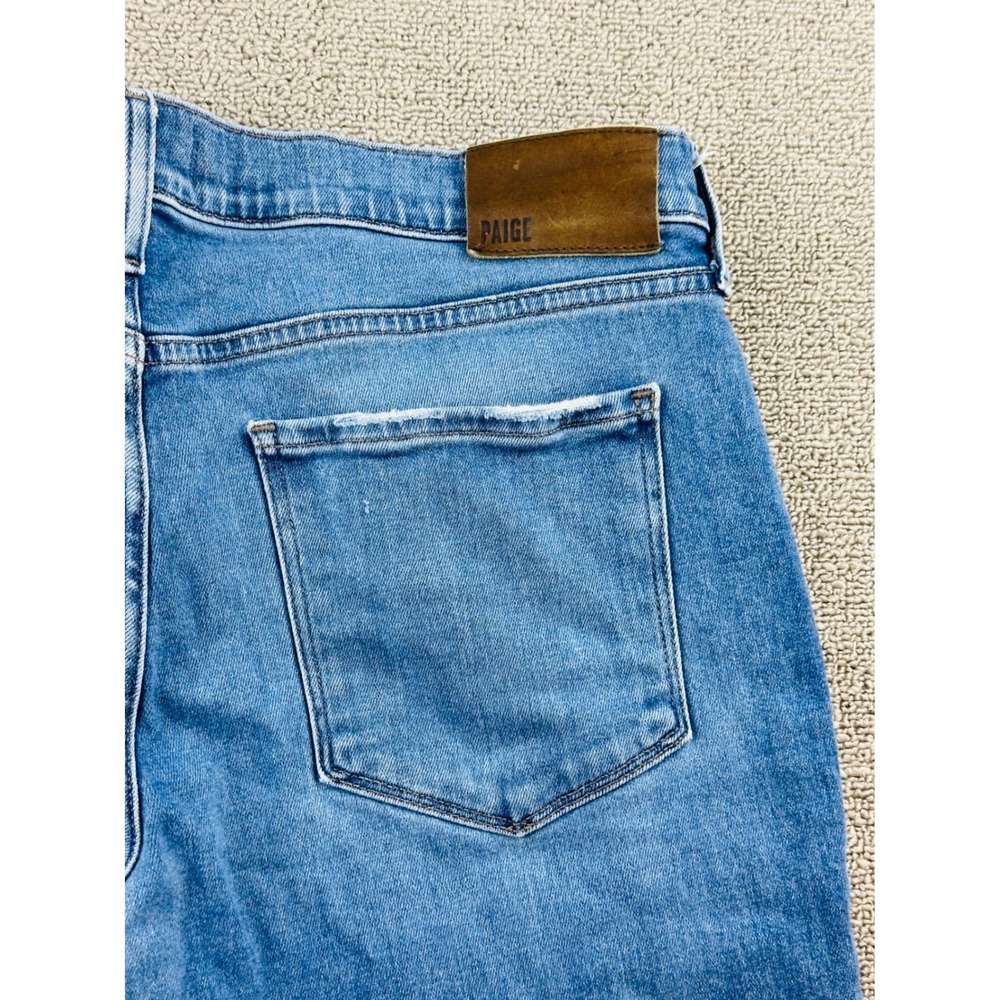 PAIGE Lennox Slim Fit Jeans 34 Blue Atwell‎ Wash Transcend Vintage Denim Stretch - Picture 8 of 12